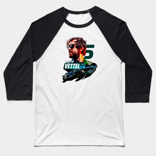 The Final Lap Baseball T-Shirt by pxl_g